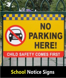 School Notice Signs